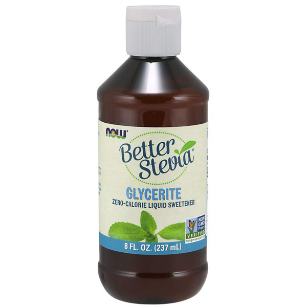 Now Foods BetterStevia Organic Glycerite Zero-Calorie Liquid Sweetener (8-Ounce)