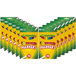 12 Packs of Crayola Fine Line Washable Markers