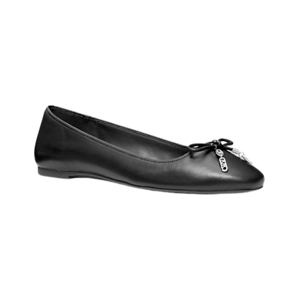 Michael Kors Women's Nori Leather Ballet Flat Shoes
