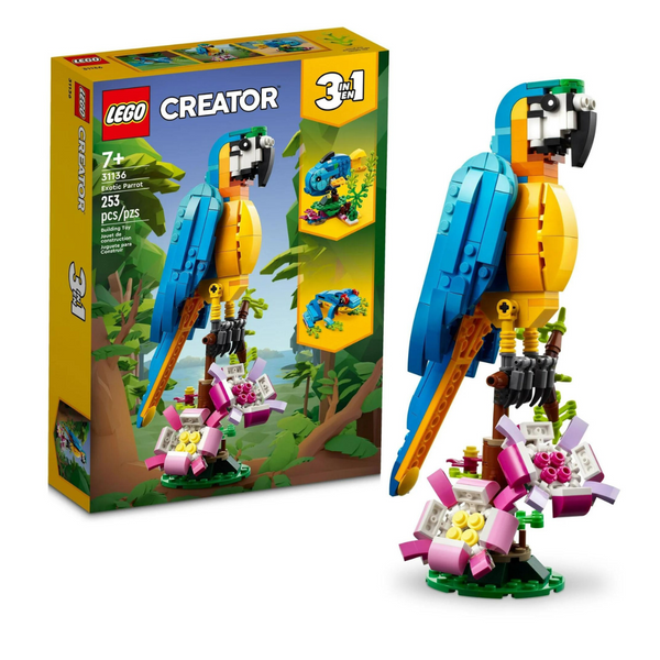 Lego Creator Exotic Parrot 31136 Building Toy Set