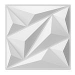 33-Pack Art3dwallpanels 12" x 12" 3D Diamond Wall Panel