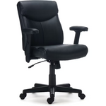 Staples Traymore Ergonomic Faux Leather Swivel Computer and Desk Chair
