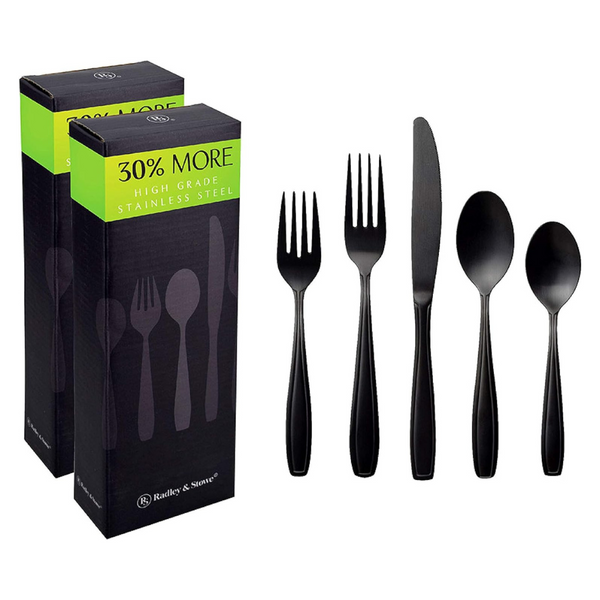 40-Piece Radley & Stowe Durable Silverware Set