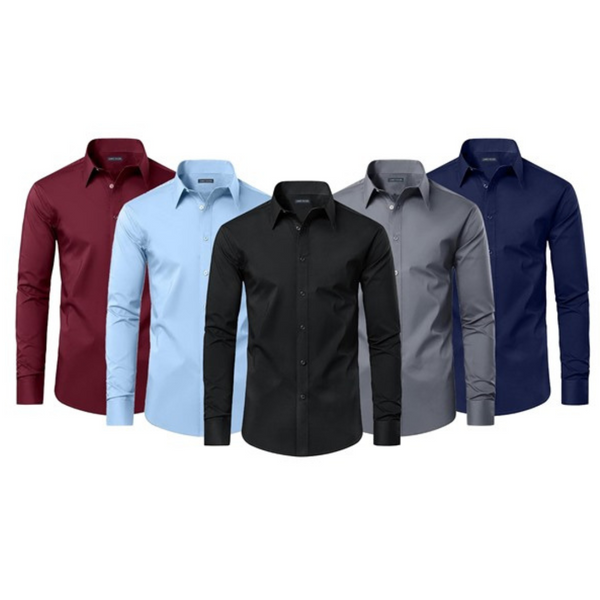 Men's Long Sleeve Classic Dress Shirts