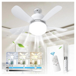 BENIFCAY Socket Fan Ceiling Fans with Lights