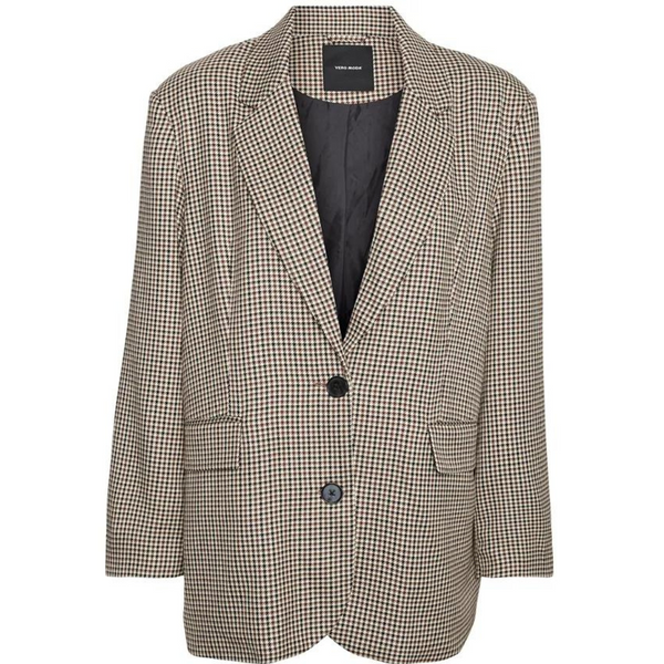 Vero Moda Women's Oversized Check Blazer