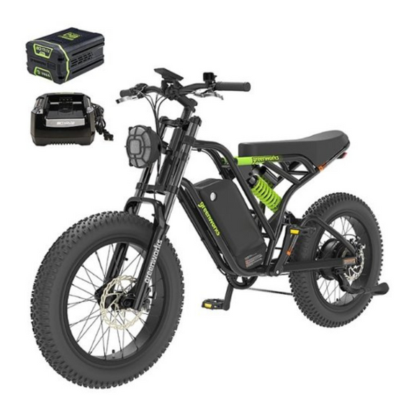Greenworks 80V 20" Venture Series Fat Tire Utility EBike
