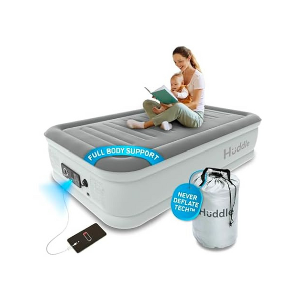 Huddle 18" Luxury Air Bed with Dual Pump SlumberGuard Technology