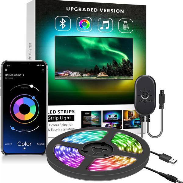 USB Powered 6.56ft Back TV LED Strip Lights