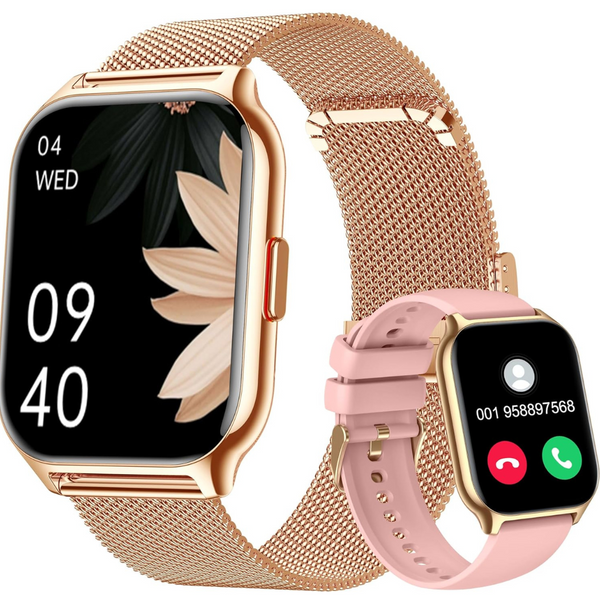 Zoskvee Unisex 2.0" Fitness Tracker Smart Watch