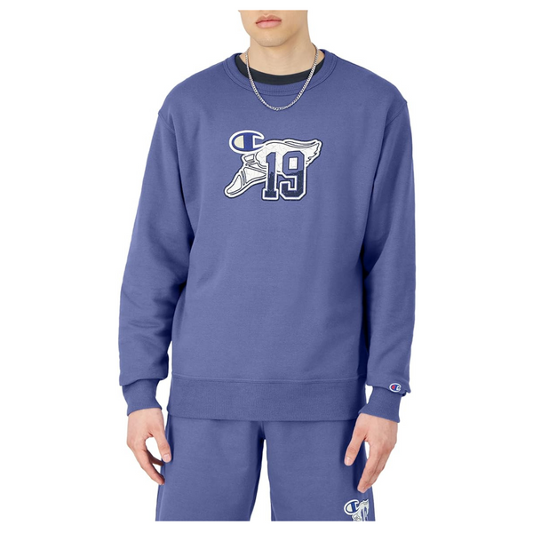 Champion Men's Powerblend Graphic Crewneck Sweatshirt