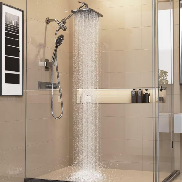 Veken 12 Inch High Pressure Rain Shower Head Combo