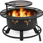 Yaheetech 32" Wood Burning Fire Pit