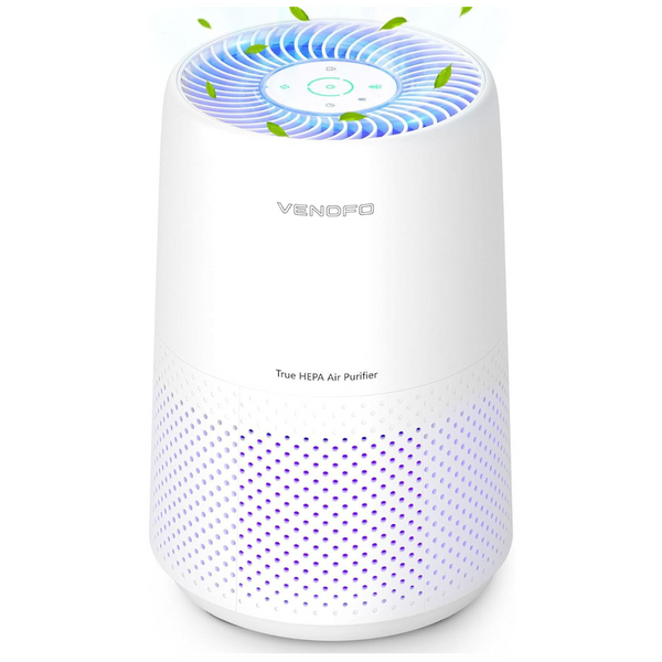 Vendfo 24dB Ultra-Quiet H13 HEPA Air Purifier