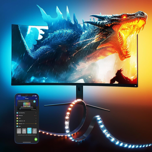 Govee G1 RGBIC WiFi LED Gaming 27-34" Monitors Backlight Strip