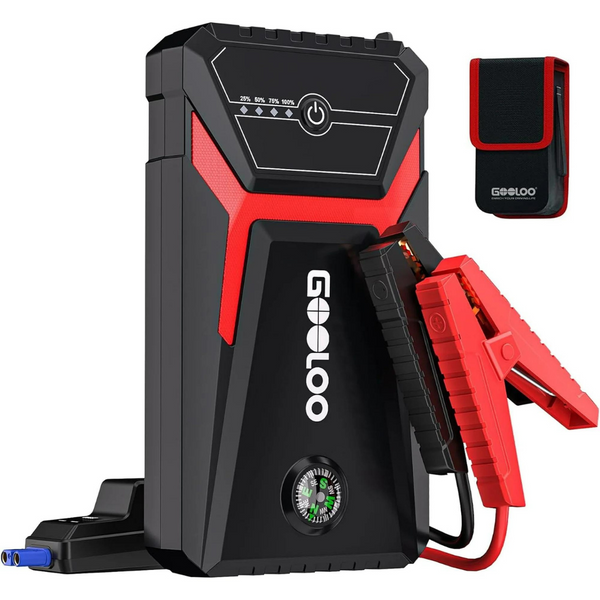 Gooloo GE1500 1500A Peak 12V Car Jump Starter