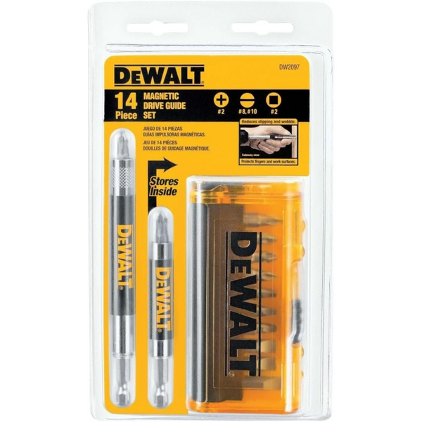 14-Piece Dewalt Magnetic Drive Guide Screwdriver Bit Set