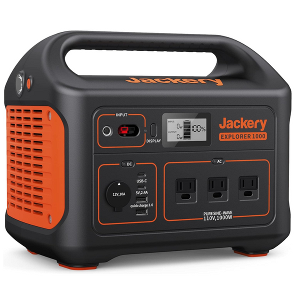 Jackery 1000 1002Wh Portable Power Station Solar Generator