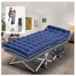 Folding Bed Cot With 2 Sided Mattress & Carry Bag