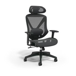 Union & Scale FlexFit Dexley Ergonomic Swivel Mesh Task Chair (Black)