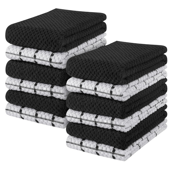12-Pack Utopia 15 x 25 Inches 100% Ring Spun Cotton Kitchen Towels