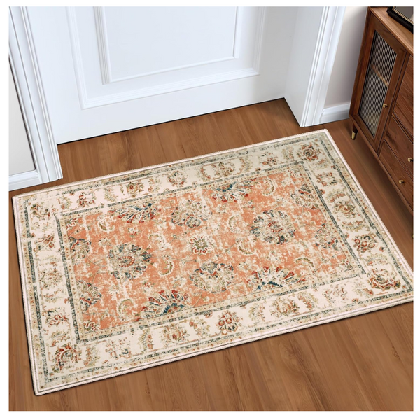 Vintage Non-Slip Washable Indoor Area Rug Doormat