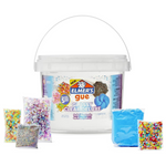 Elmer’s Gue Premade Includes 5 Sets of Slime Add-ins, 3 Lb. Bucket, Glassy Clear