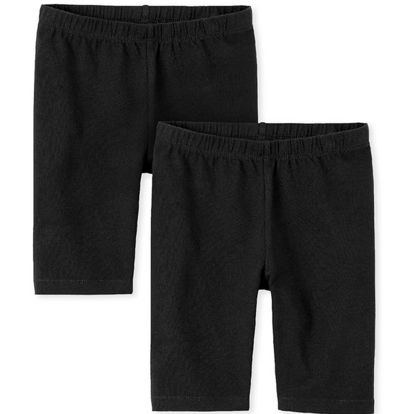 2-Pack The Children's Place Girls' Solid Bike Shorts