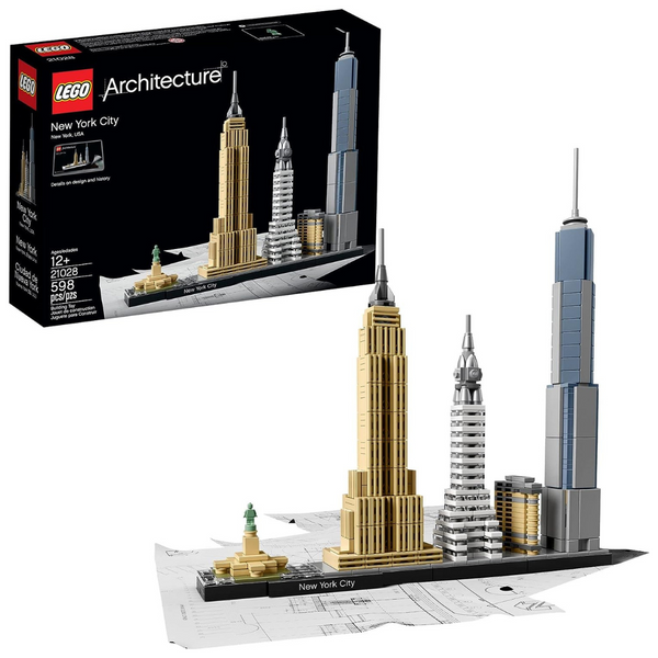 598-Piece Lego Architecture New York City 21028 Model Kit