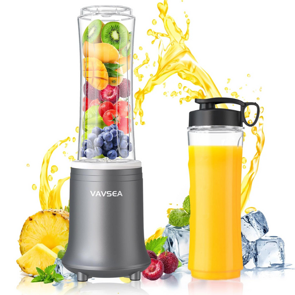 500w Portable Personal Blender with Travel Lids, 20oz