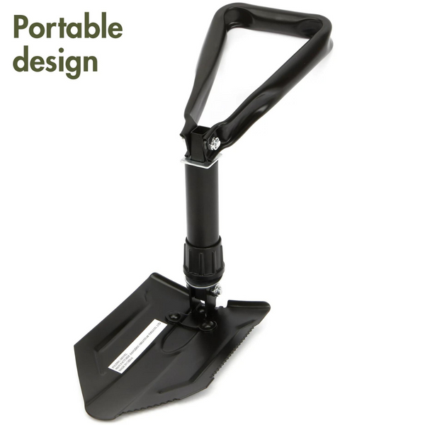 Ozark Trail Heavy Duty Steel Folding Shovel (Black)