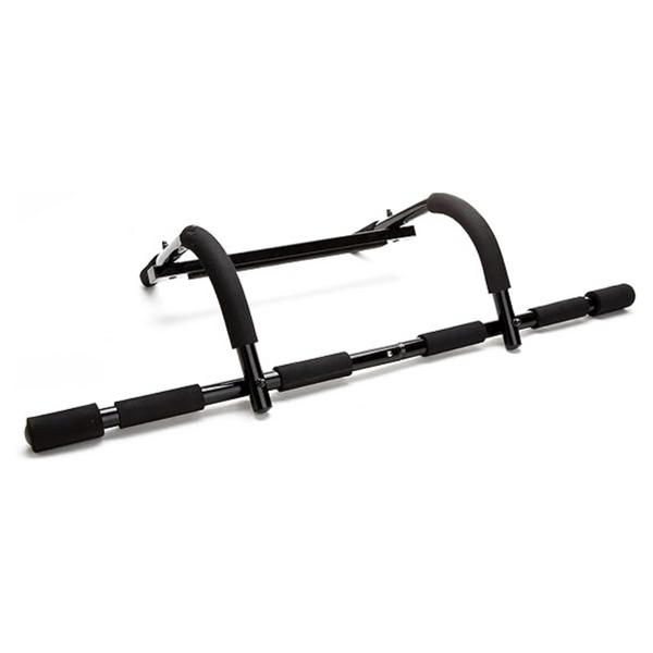 Mind Reader Multi-Grip Chin-Up/Pull-Up Bar Full Body Trainer Doorway Heavy-Duty Multi-Purpose Workout Bar For Home Gym, Perfect For Pushups, Pullups And More, Black