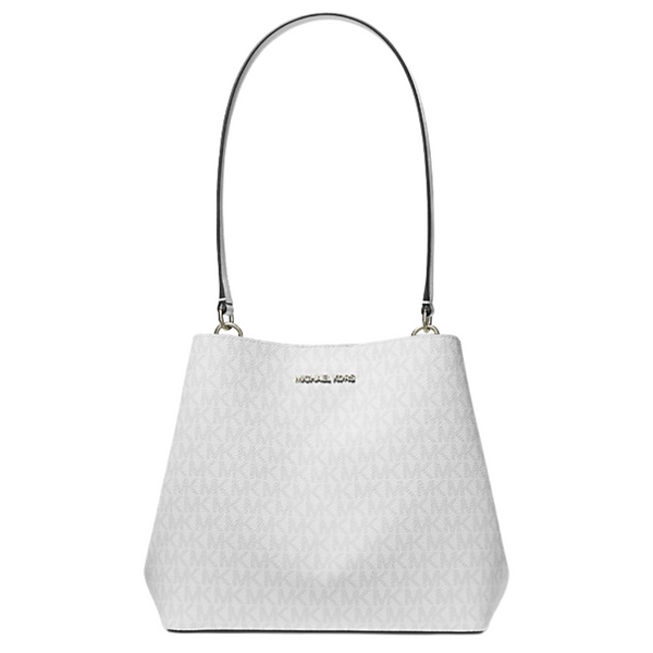 Michael Kors Pratt Medium Signature Logo Shoulder Bag