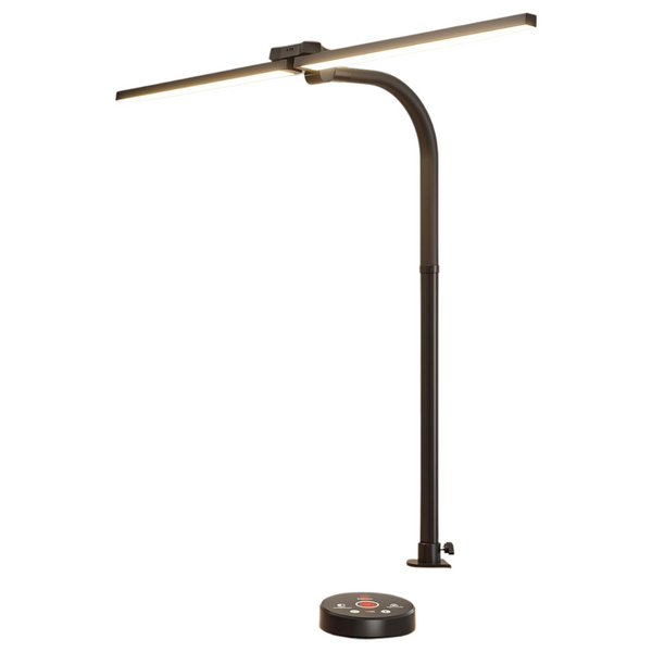 Abibo 24w 2000lm 144-led Clip On Gooseneck Architech Desk Lamp