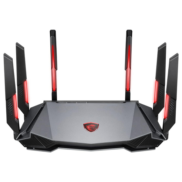 Msi Radix Axe6600 Wifi 6e Tri-Band Gaming Router With Ai Qos Support