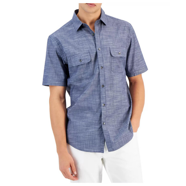 Alfani Men's Warren Shirt (Dress Blue)