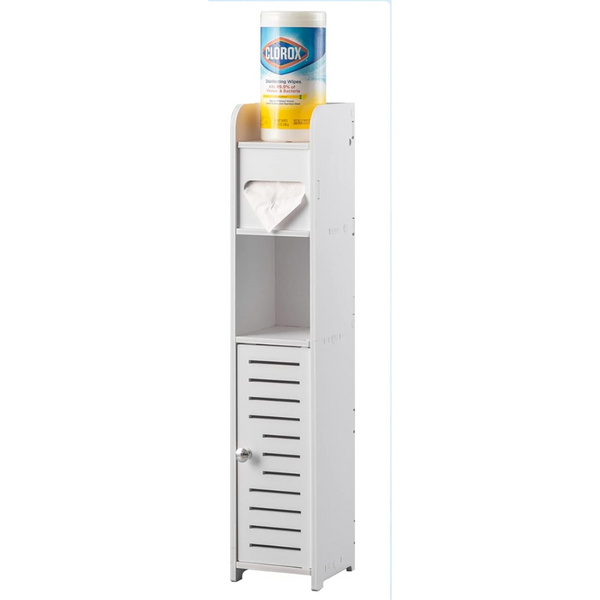 Waterproof Narrow Bathroom Cabinet-Over The Toilet Storage