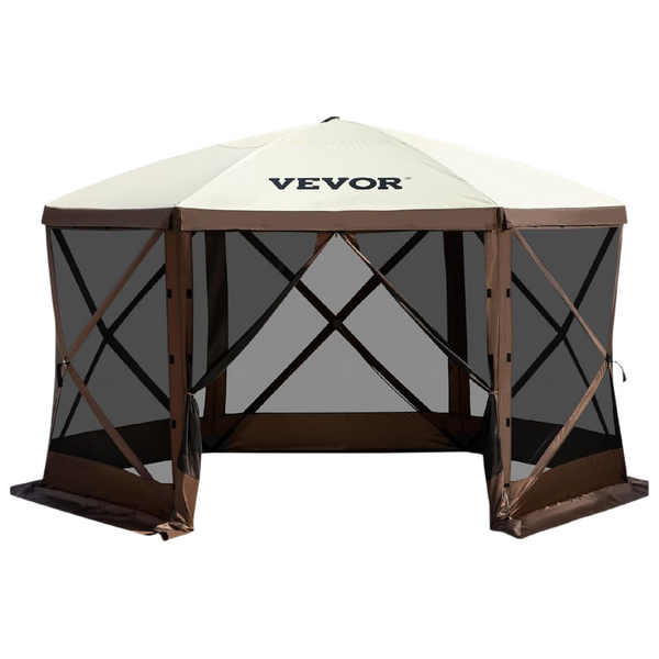 Vevor 10x10-Foot Pop Up Mesh Gazebo