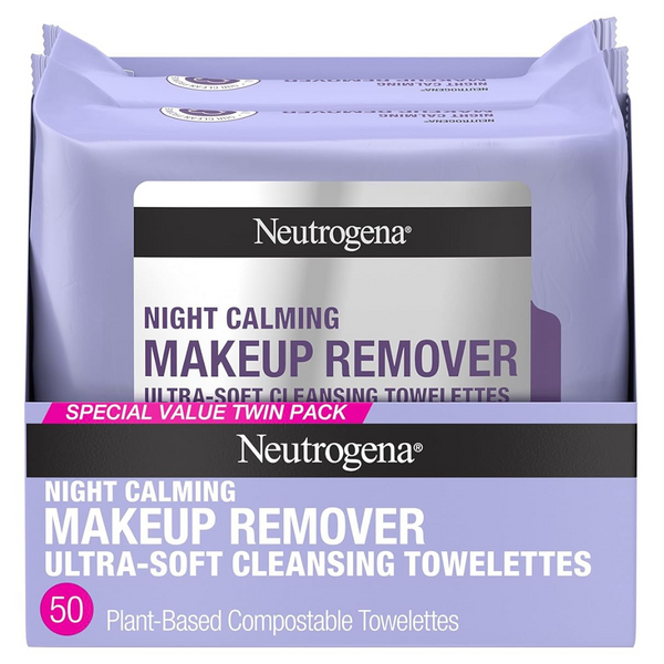 50-Count Neutrogena Makeup Remover Night Calming Cleansing Towelettes