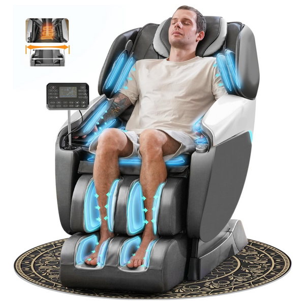 Notired Full Body SL-Track Zero Gravity Shiatsu Recliner Massage Chair