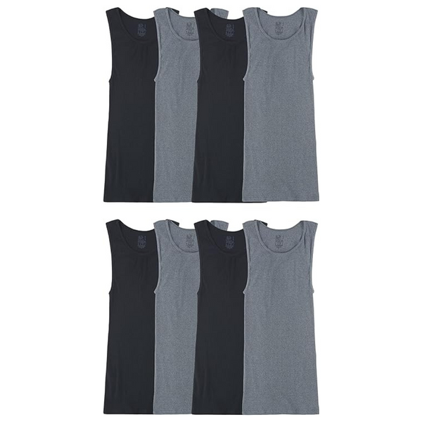 8-Pack Fruit Of The Loom Men's Sleeveless Tank A-Shirt (Various)