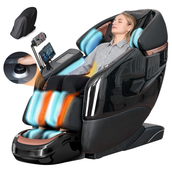 Zero Gravity SL-Track Shiatsu 4D Massage Chair With AI Voice