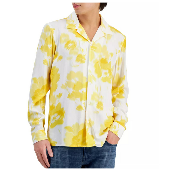 I.N.C. International Concepts Men's Camp-Collar Floral Shirt