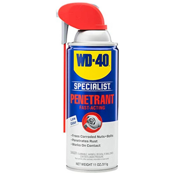 WD-40 Specialist Rust Release Penetrant Spray With Blu Torch, 11 Oz
