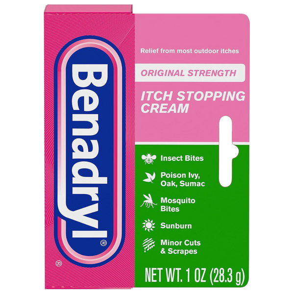 Benadryl Original Strength Itch Stopping Anti-Itch Cream (1 Oz)
