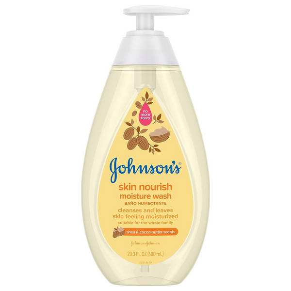 Johnson's Baby Skin Nourishing Moisture Baby Body Wash, 20.3 fl. Oz