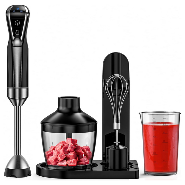 Linkchef Immersion Blender 800W Scratch Resistant Hand Blender