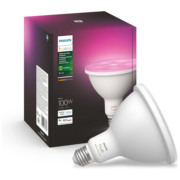Philips Hue PAR38 100W White And Color Ambiance Smart LED Bulb