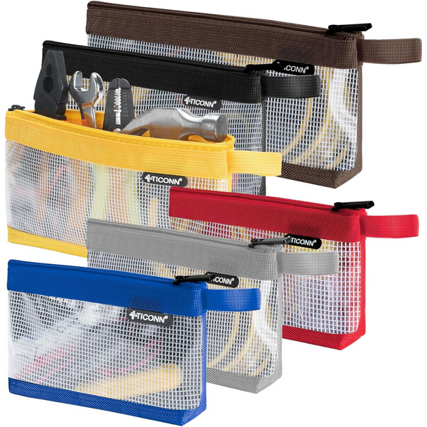 6-Pack 1680d Oxford Small Tool Bag With Zipper