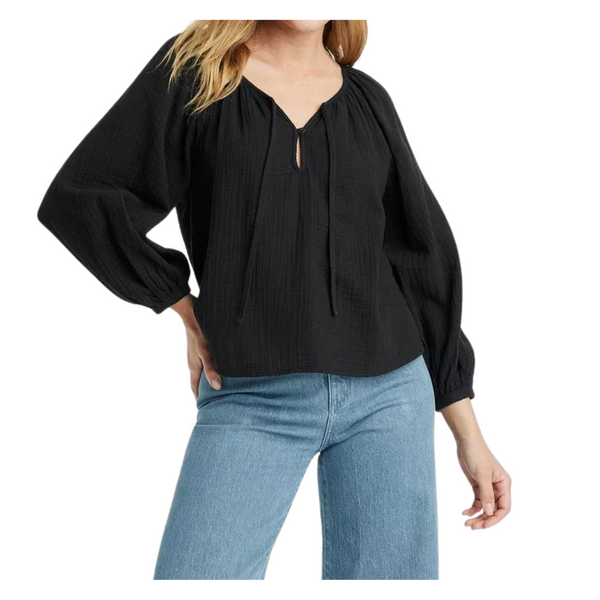 Universal Thread Women's Balloon Long Sleeve Everyday Blouse (3 Colors)